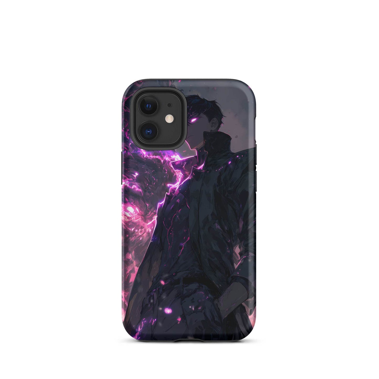 Solo Leveling Sung Jinwoo Shadow Monarch Anime Fan Art Tough Case for iPhone® - Chromavolt