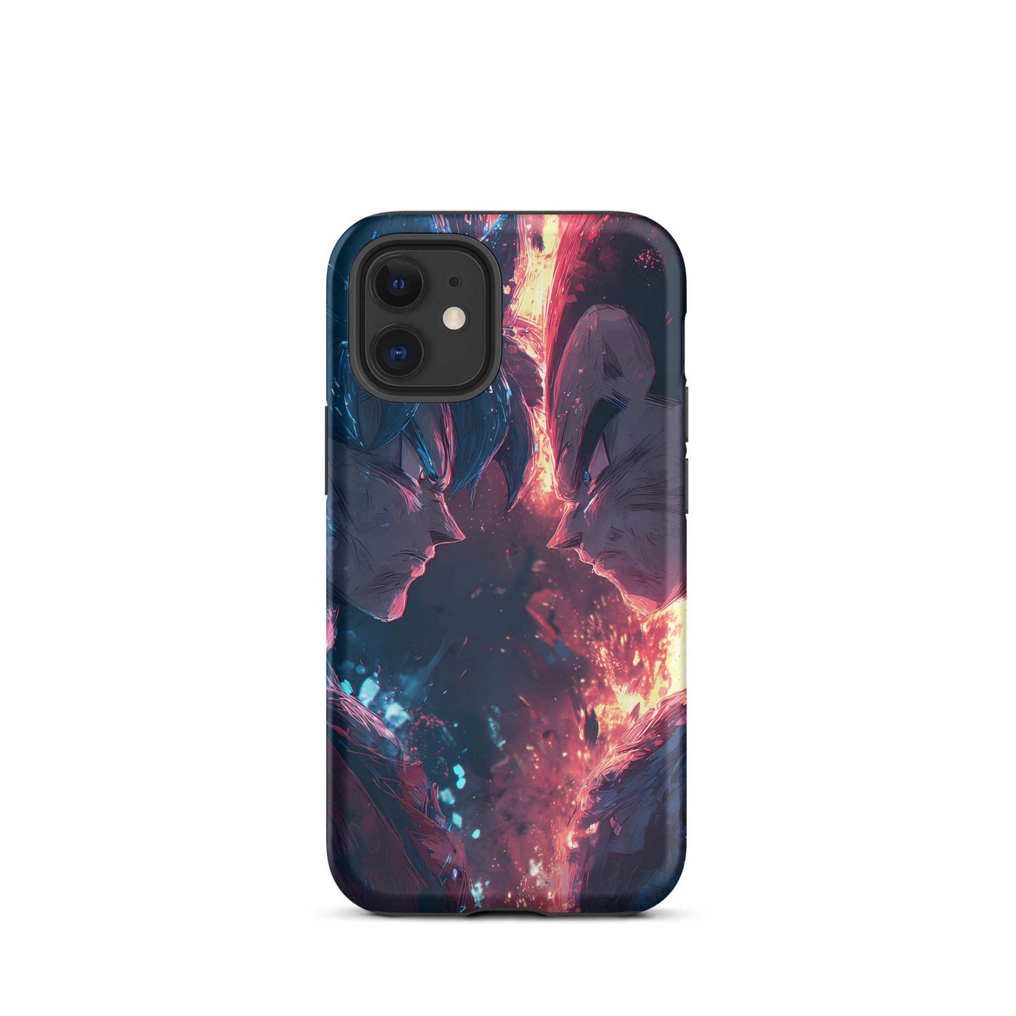 Goku Vs Vegeta, Dragon Ball Z Anime Fan Art Tough Case for iPhone® - Chromavolt