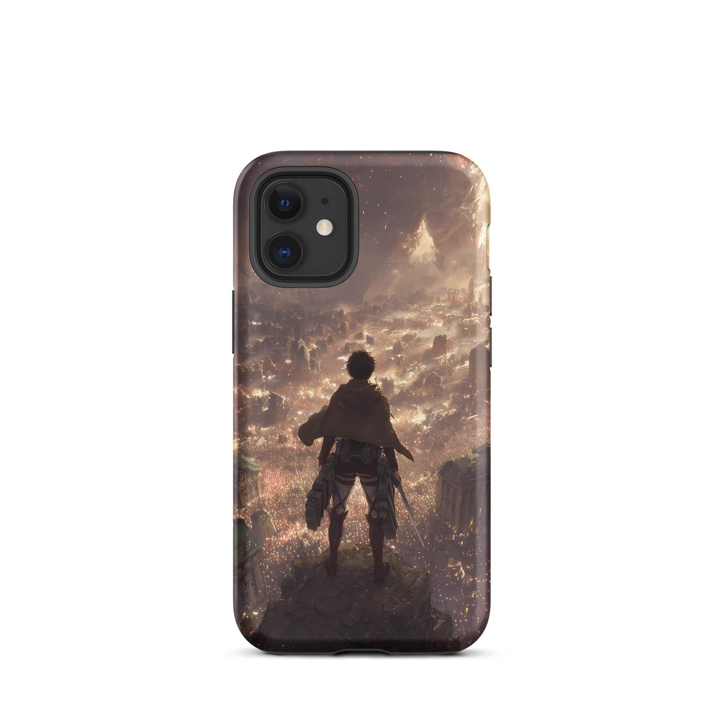 Eren Jaeger, Attack On Titan Anime Fan Art Tough Case for iPhone® - Chromavolt