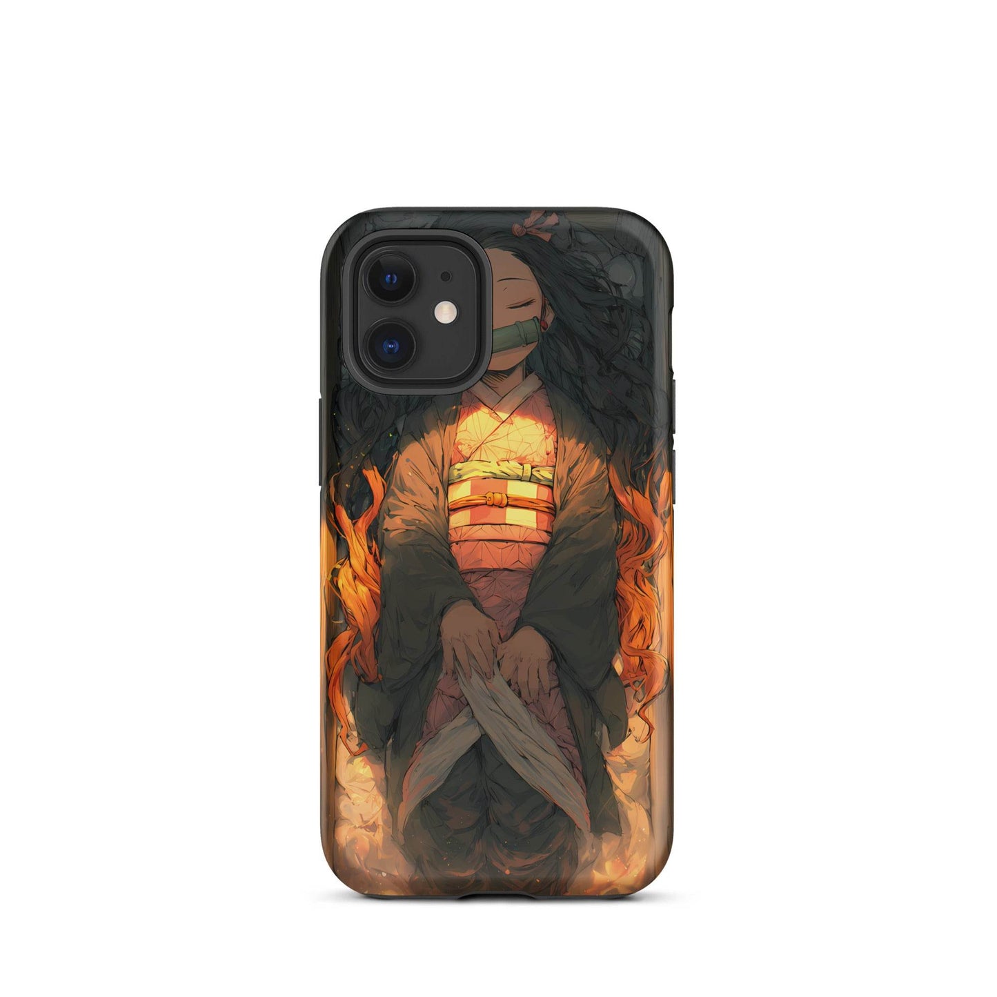 Sleeping Nezuko, Demon Slayer Anime Tough Case for iPhone® - Chromavolt