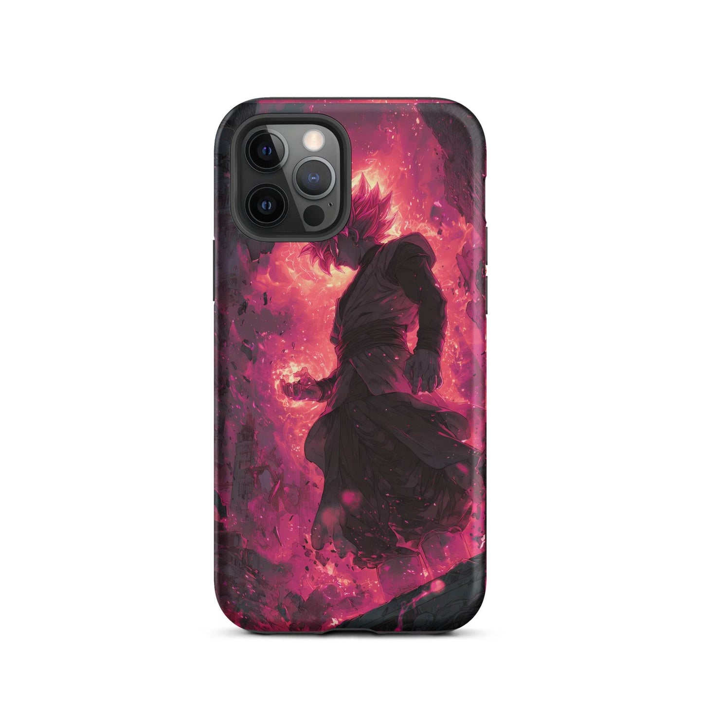 Zamasu Goku Black, Pink Rose Super Saiyan Dragon Ball Tough Case for iPhone® - Chromavolt