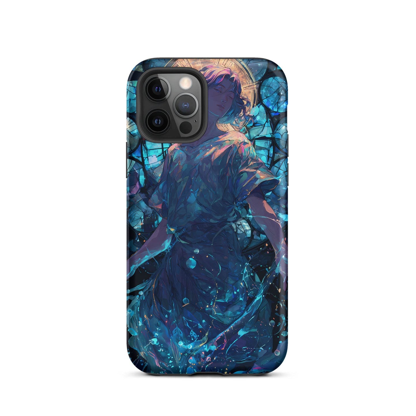 Aquarius Zodiac Sign Fan Art Tough Case for iPhone® - Chromavolt