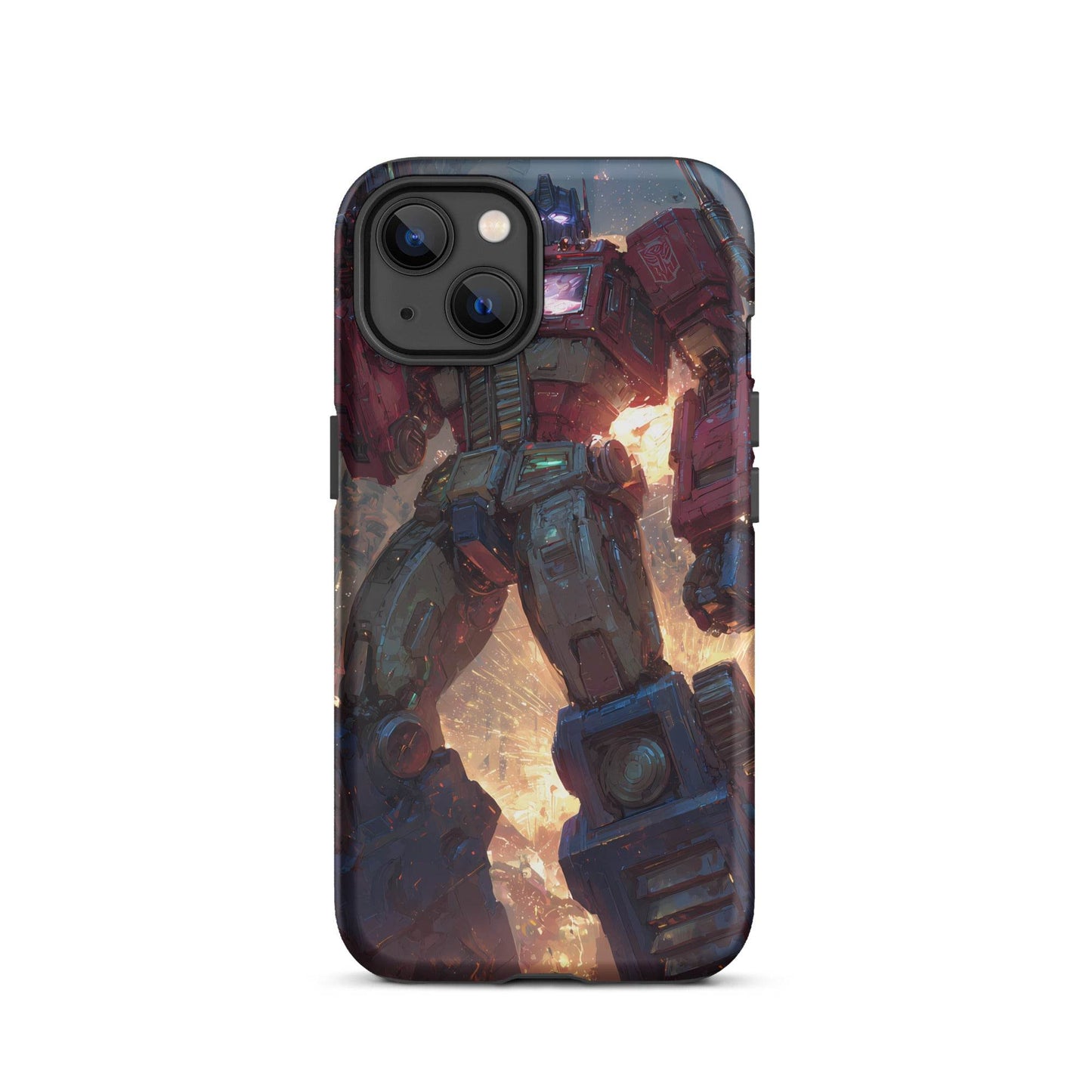 Optimus Prime Transformers Anime Fan Art Tough Case for iPhone® - Chromavolt