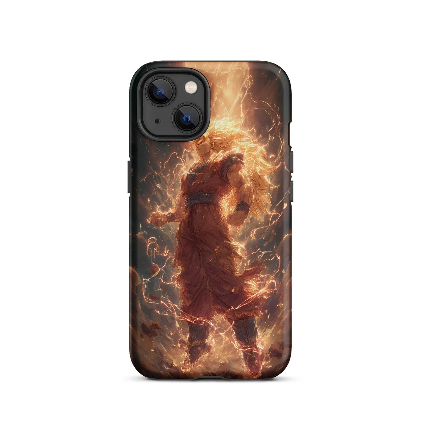 Super Saiyan 3 Goku, Dragon Ball Z Anime Fan Art Tough Case for iPhone® - Chromavolt