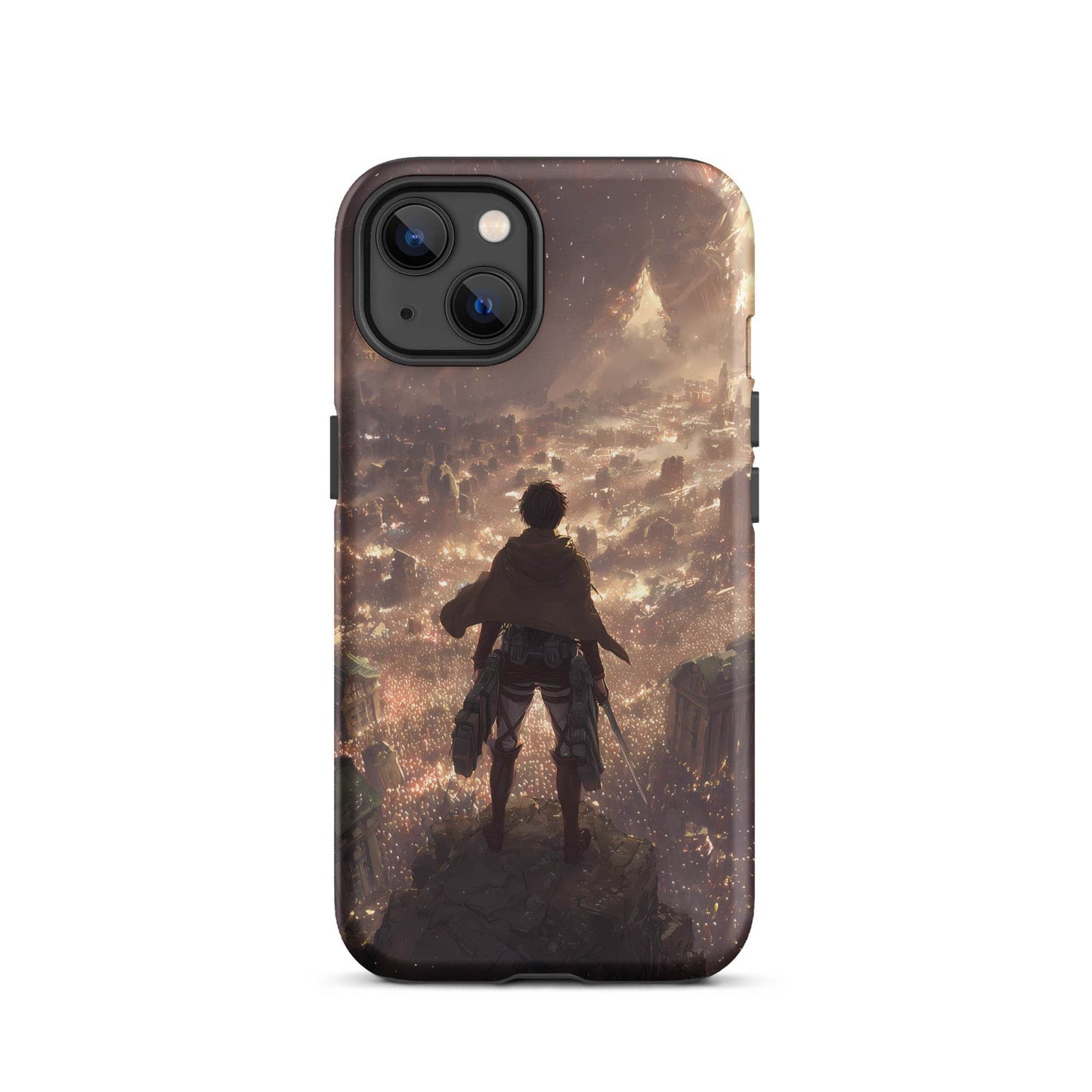 Eren Jaeger, Attack On Titan Anime Fan Art Tough Case for iPhone® - Chromavolt