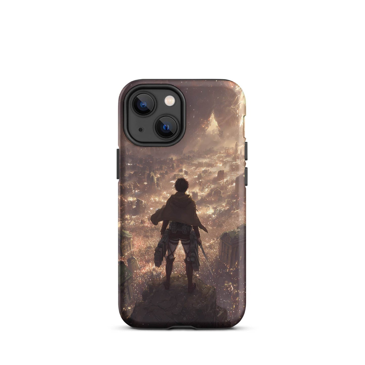Eren Jaeger, Attack On Titan Anime Fan Art Tough Case for iPhone® - Chromavolt