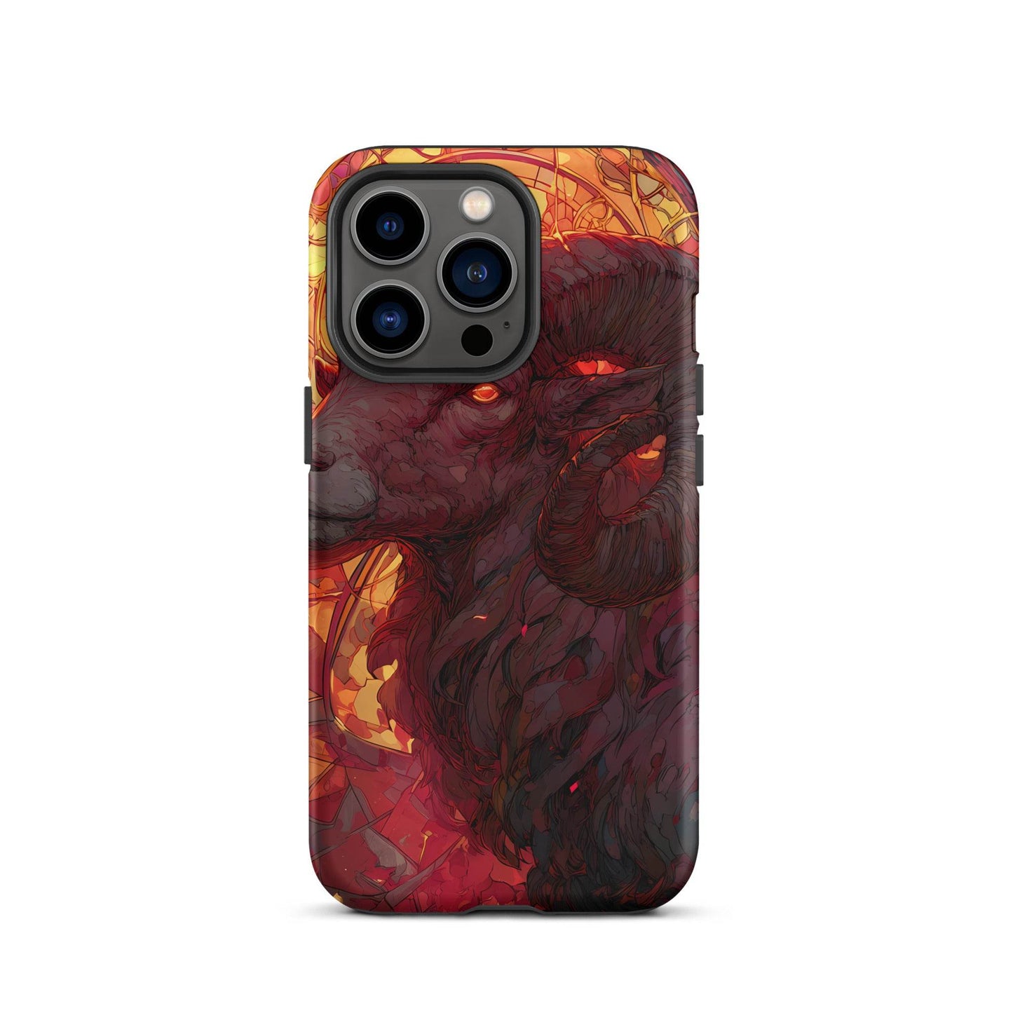 Aries Zodiac Sign Fan Art Tough Case for iPhone® - Chromavolt