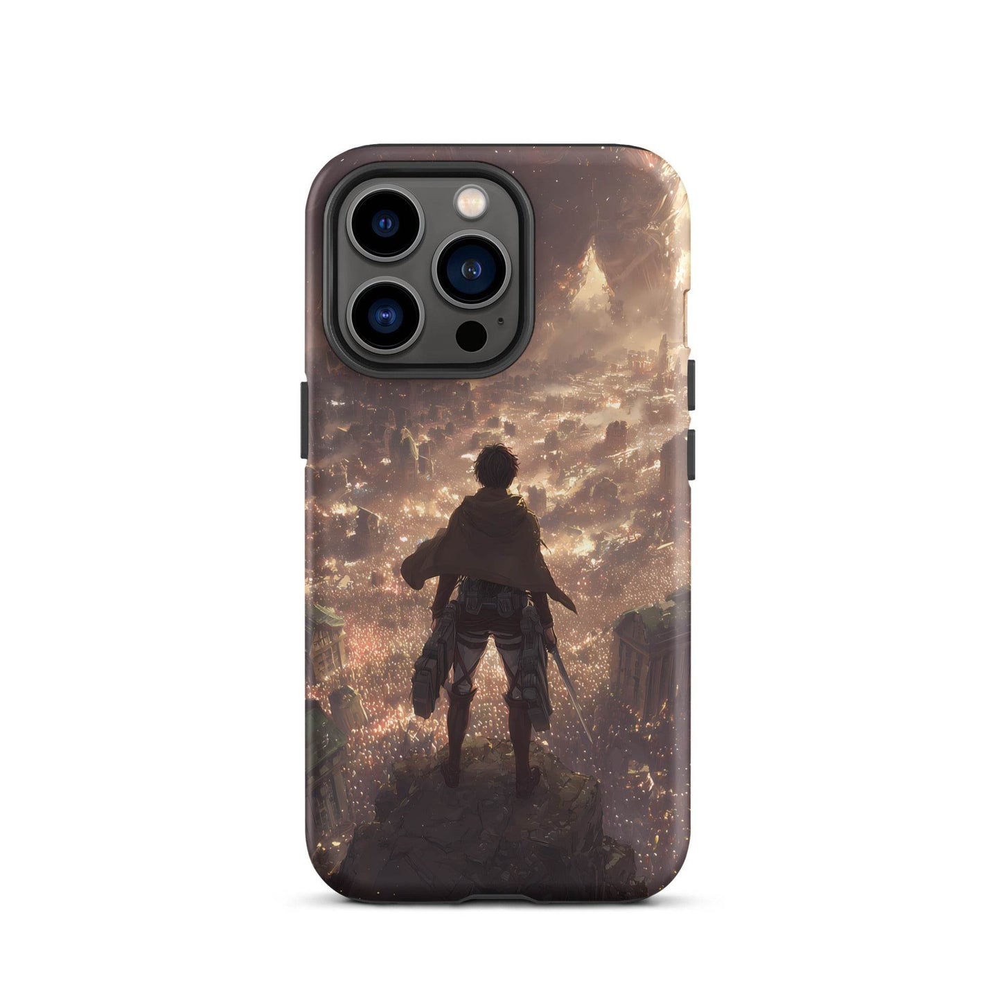 Eren Jaeger, Attack On Titan Anime Fan Art Tough Case for iPhone® - Chromavolt