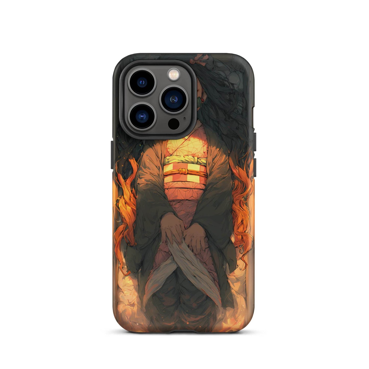 Sleeping Nezuko, Demon Slayer Anime Tough Case for iPhone® - Chromavolt