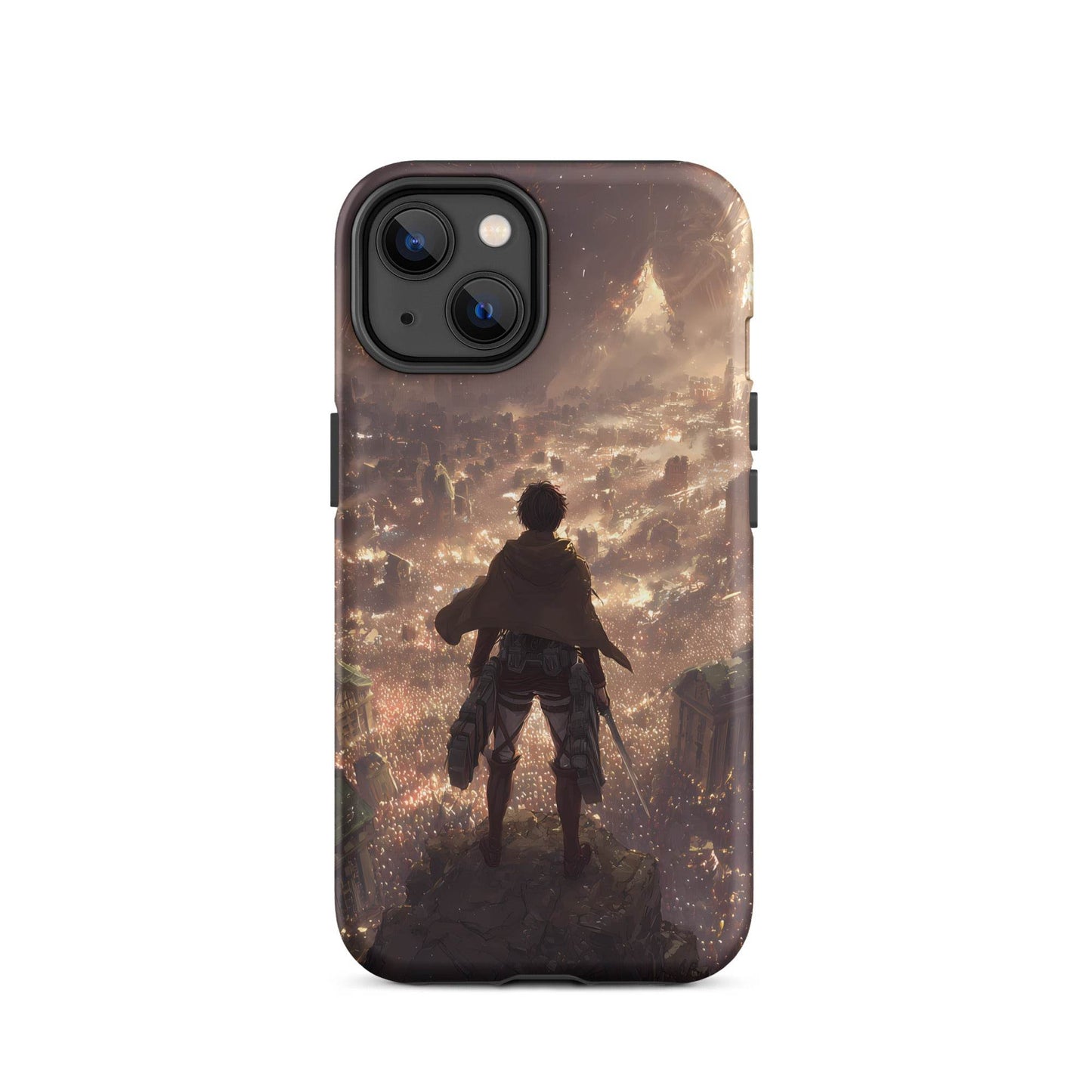 Eren Jaeger, Attack On Titan Anime Fan Art Tough Case for iPhone® - Chromavolt