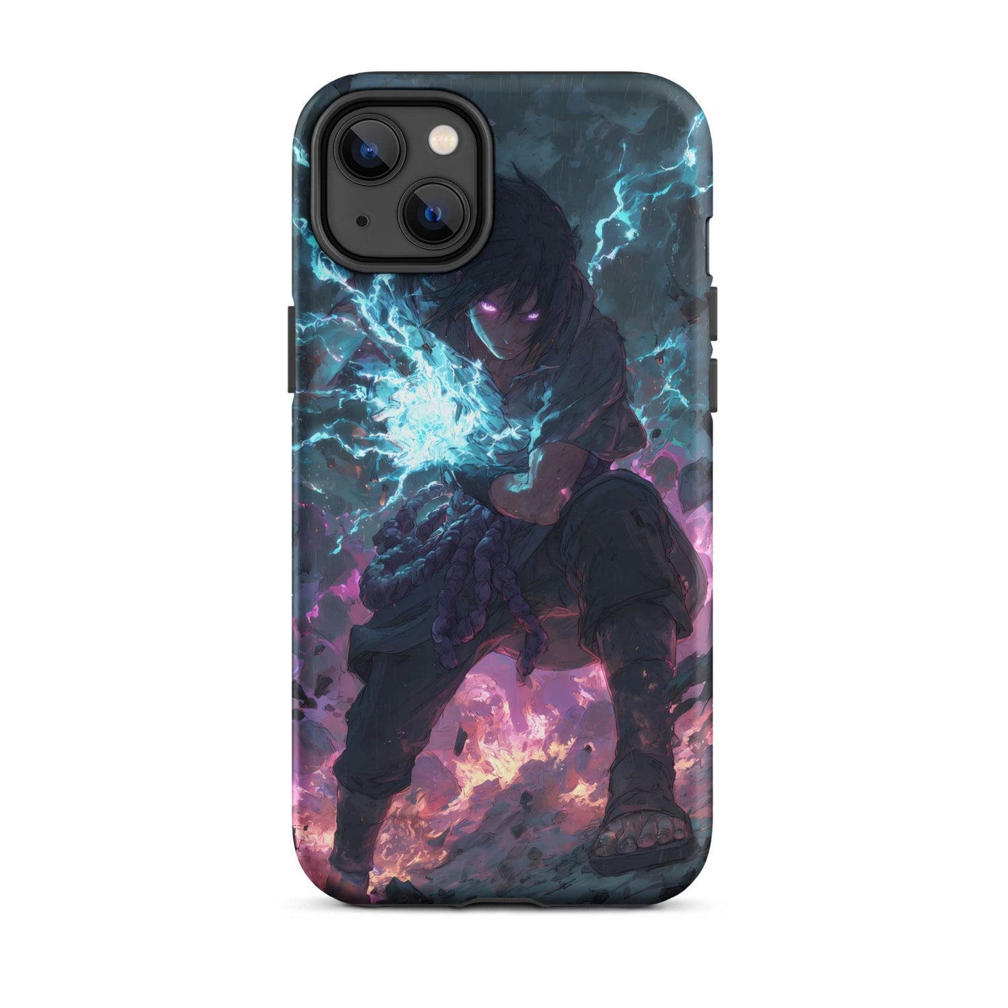 Sasuke Uchiha Chidori, Naruto Shippuden Tough Case for iPhone® - Chromavolt