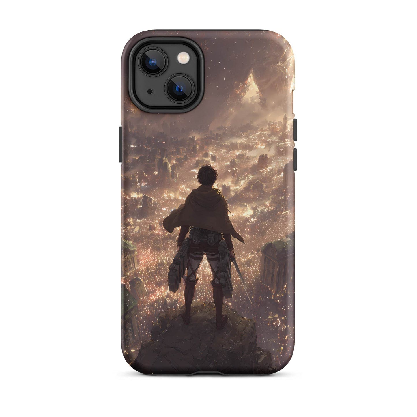 Eren Jaeger, Attack On Titan Anime Fan Art Tough Case for iPhone® - Chromavolt