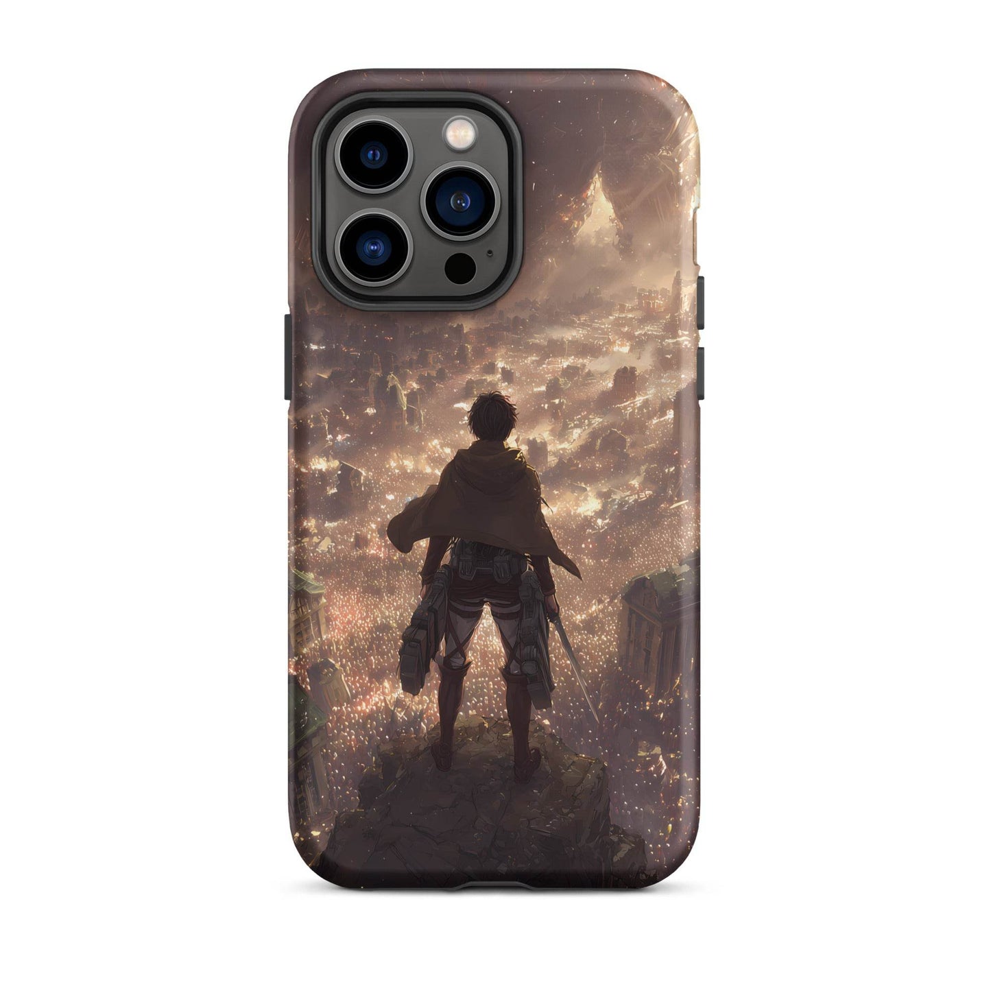 Eren Jaeger, Attack On Titan Anime Fan Art Tough Case for iPhone® - Chromavolt