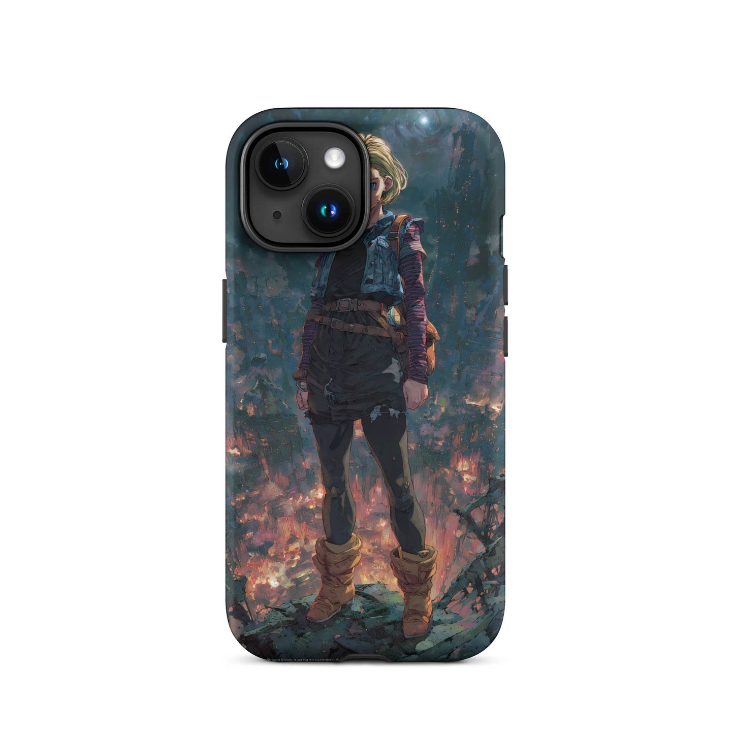 Android 18 Dragon Ball Z Anime Tough Case for iPhone® - Chromavolt