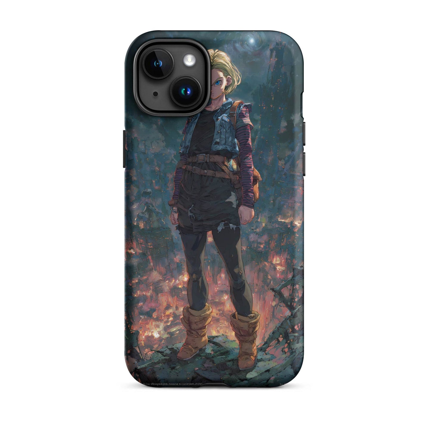 Android 18 Dragon Ball Z Anime Tough Case for iPhone® - Chromavolt