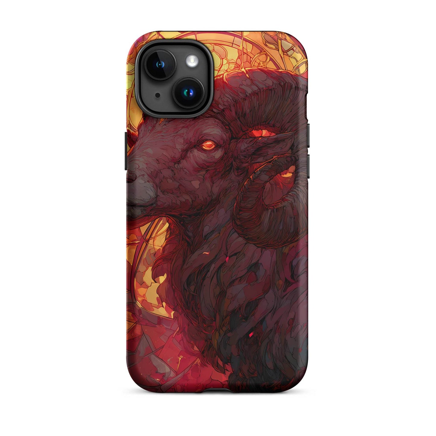 Aries Zodiac Sign Fan Art Tough Case for iPhone® - Chromavolt
