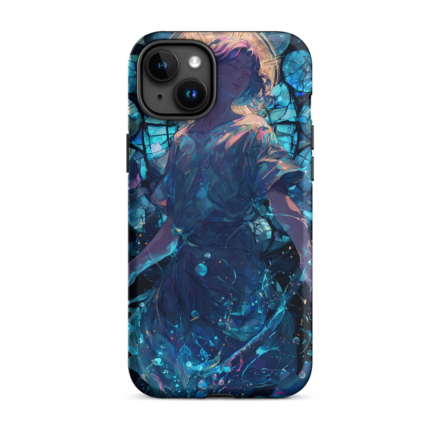Aquarius Zodiac Sign Fan Art Tough Case for iPhone® - Chromavolt