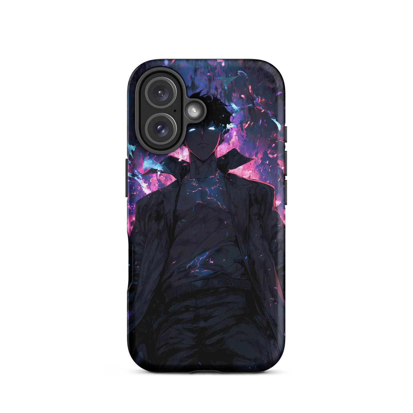 Solo Leveling Sung Jin Woo Anime Fan Art Tough Case for iPhone® - Chromavolt