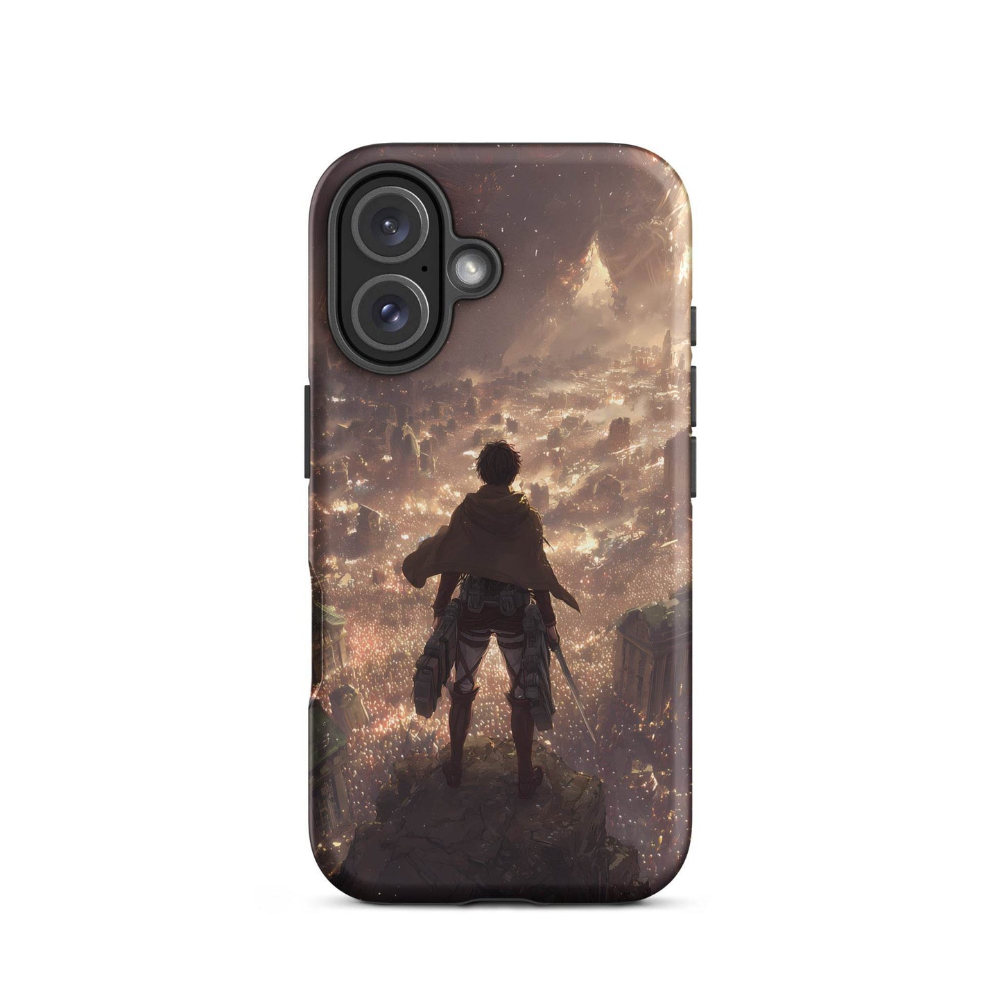 Eren Jaeger, Attack On Titan Anime Fan Art Tough Case for iPhone® - Chromavolt