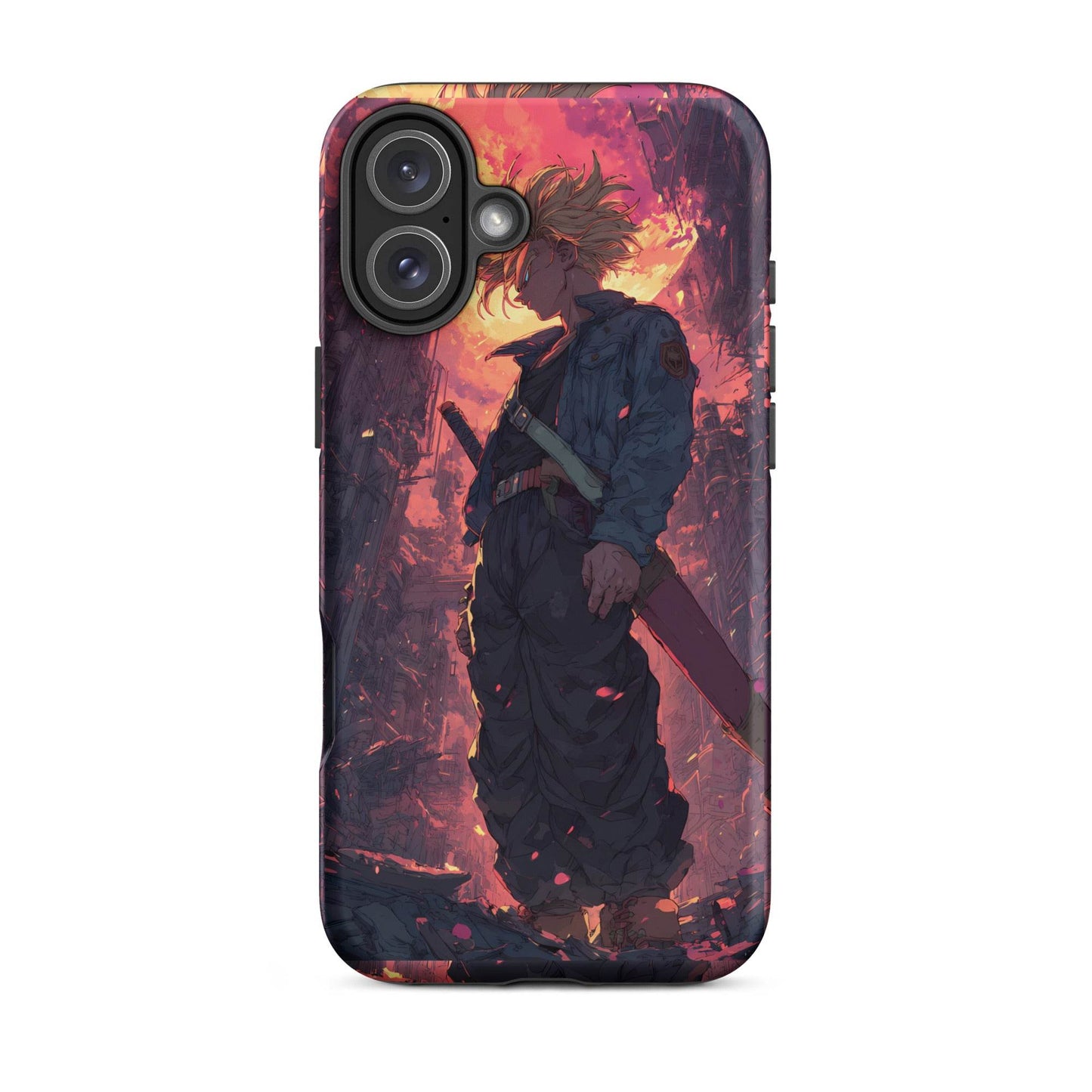 Super Saiyan Trunks Dragon Ball Z Tough Case for iPhone® - Chromavolt