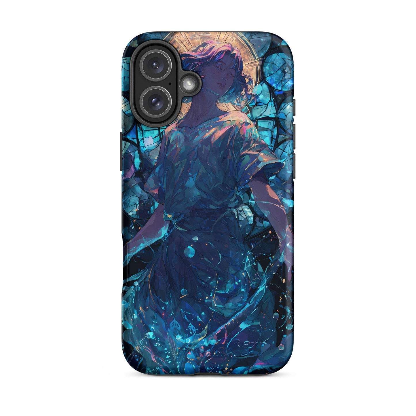 Aquarius Zodiac Sign Fan Art Tough Case for iPhone® - Chromavolt