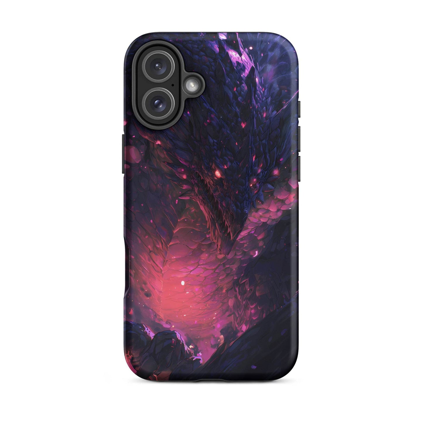 Darkness Dragon: The Void Warden Tough Case for iPhone® - Chromavolt