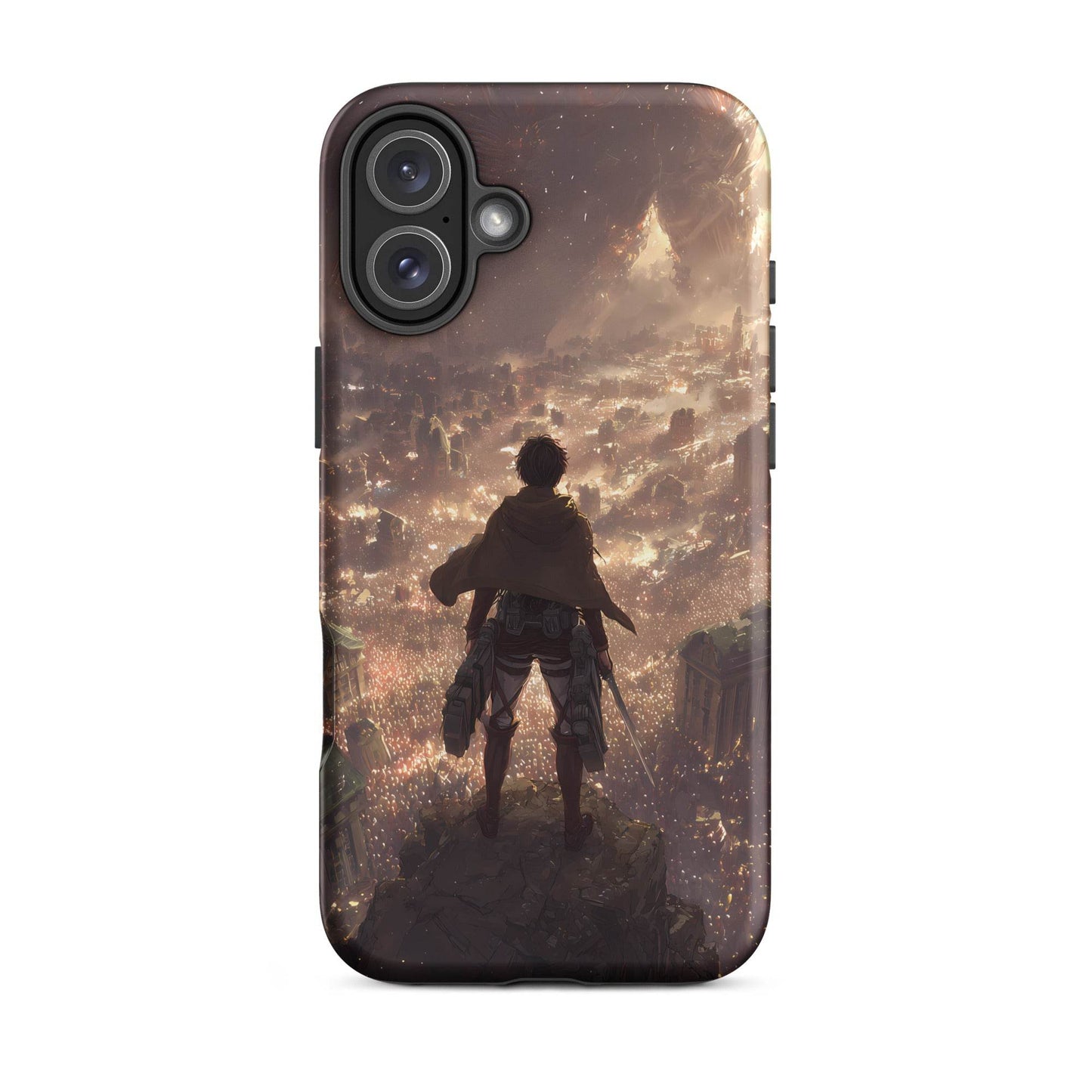 Eren Jaeger, Attack On Titan Anime Fan Art Tough Case for iPhone® - Chromavolt