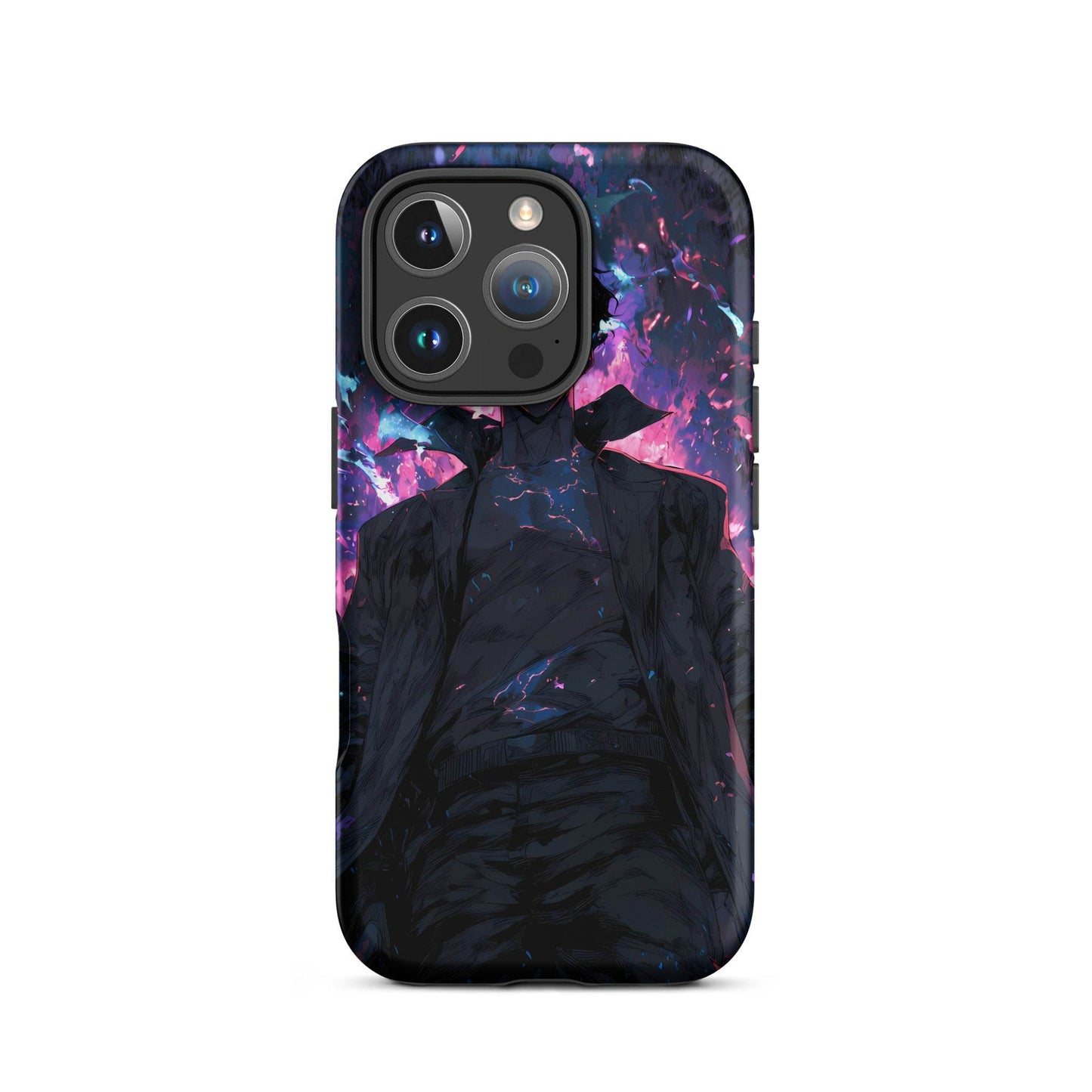 Solo Leveling Sung Jin Woo Anime Fan Art Tough Case for iPhone® - Chromavolt