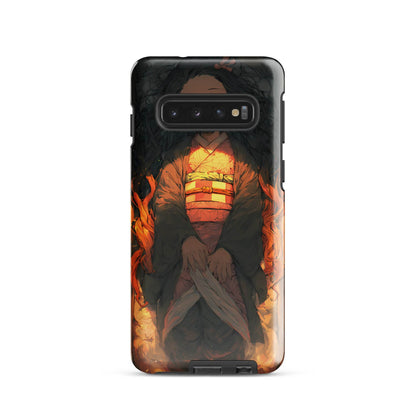 Sleeping Nezuko, Demon Slayer Anime Tough case for Samsung® - Chromavolt