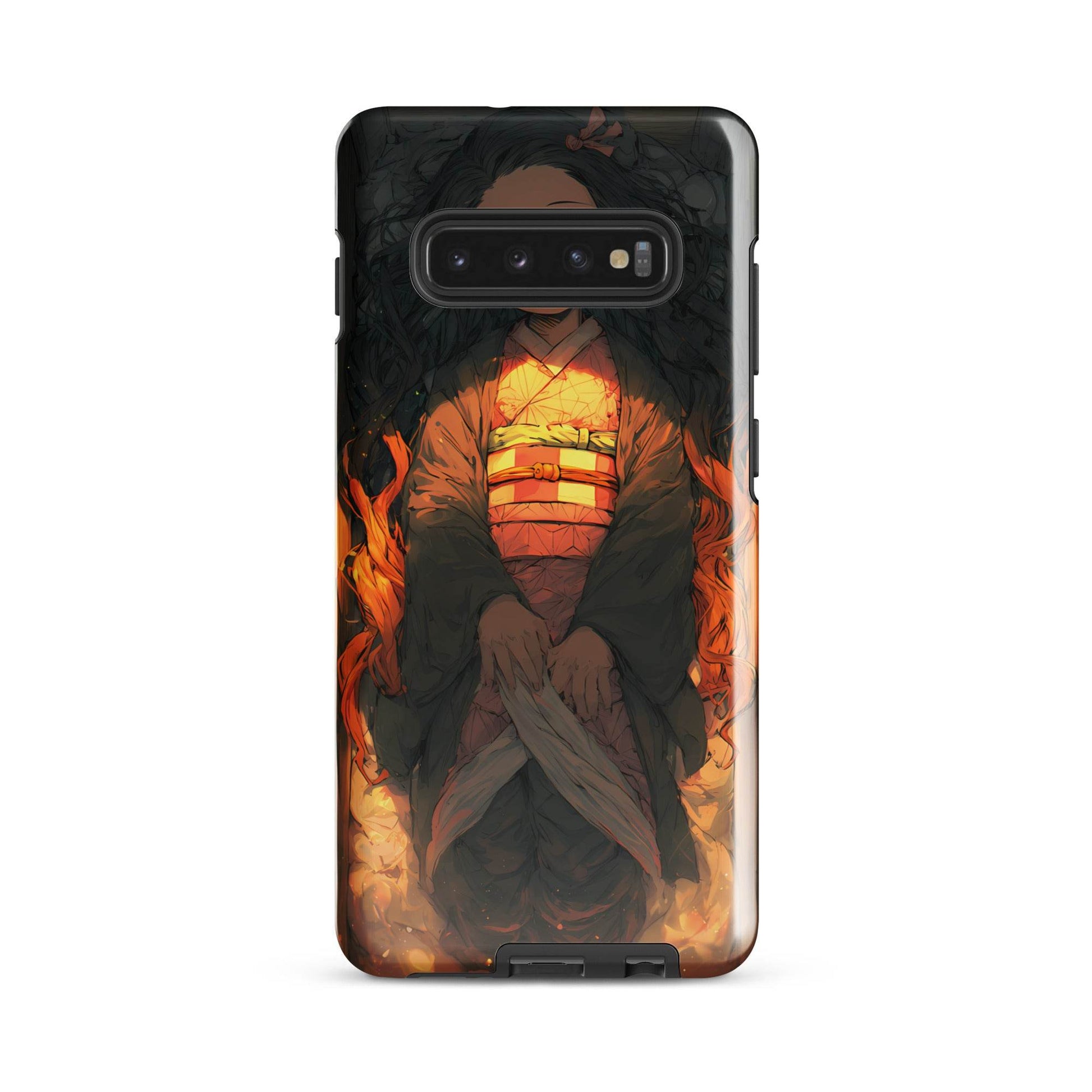 Sleeping Nezuko, Demon Slayer Anime Tough case for Samsung® - Chromavolt