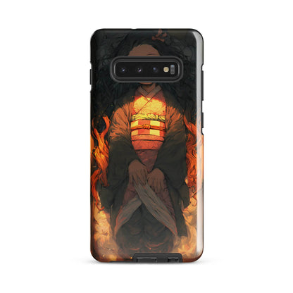 Sleeping Nezuko, Demon Slayer Anime Tough case for Samsung® - Chromavolt