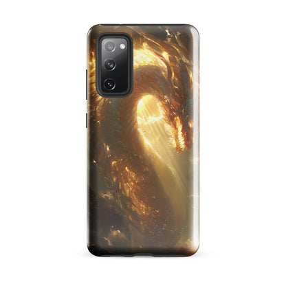 Light Dragon: The Celestial Flame Tough case for Samsung® - Chromavolt