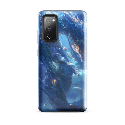 Water Dragon: The Serpent of Serenity Tough case for Samsung® - Chromavolt