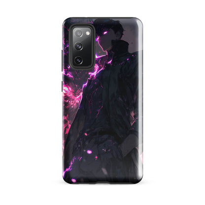 Solo Leveling Sung Jinwoo Shadow Monarch Anime Fan Art Tough case for Samsung® - Chromavolt