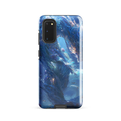 Water Dragon: The Serpent of Serenity Tough case for Samsung® - Chromavolt