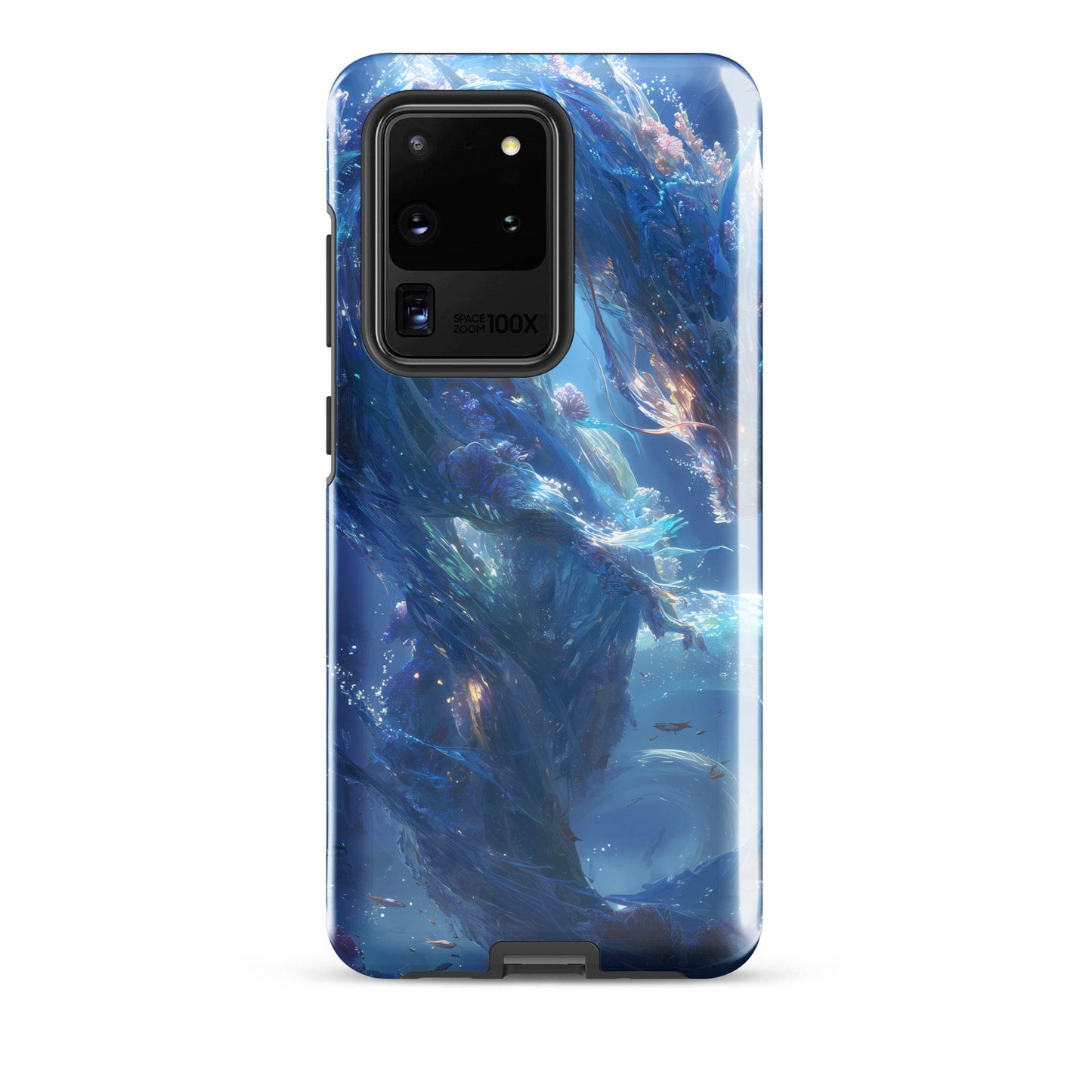 Water Dragon: The Serpent of Serenity Tough case for Samsung® - Chromavolt