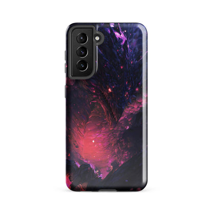 Darkness Dragon: The Void Warden Tough case for Samsung® - Chromavolt