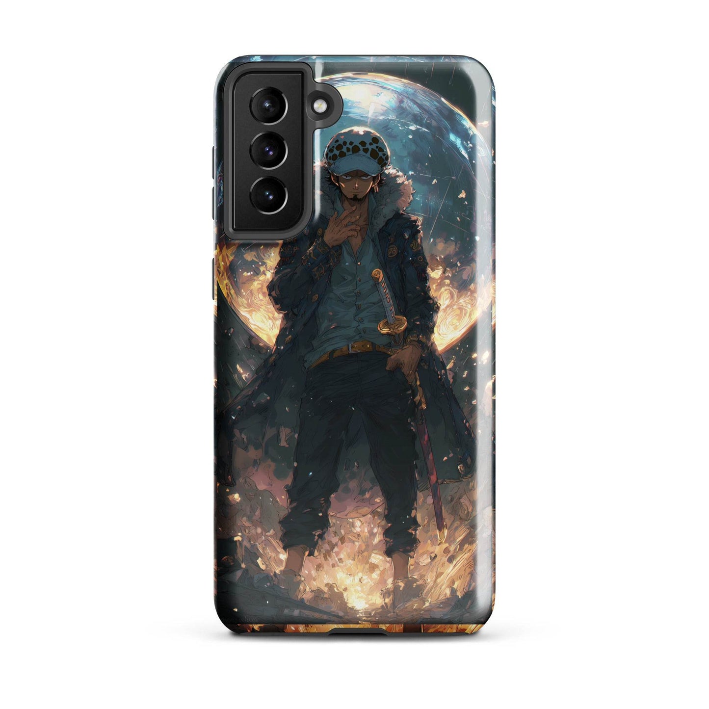 Trafalgar D. Water Law, One Piece Anime Tough case for Samsung® - Chromavolt