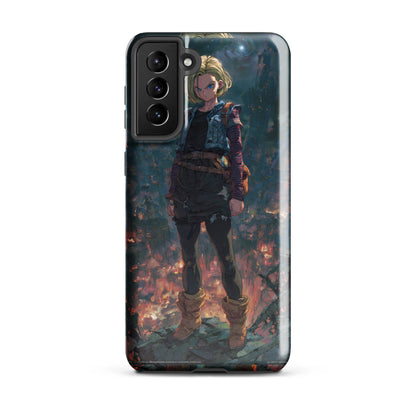 Android 18 Dragon Ball Z Anime Tough case for Samsung® - Chromavolt