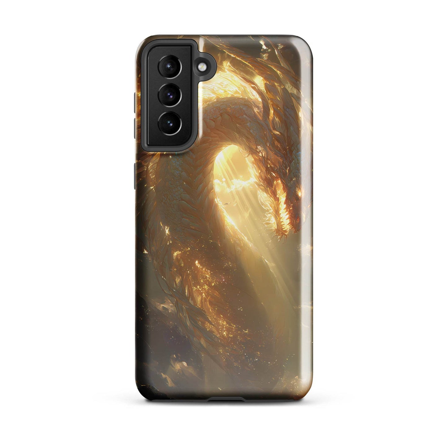 Light Dragon: The Celestial Flame Tough case for Samsung® - Chromavolt
