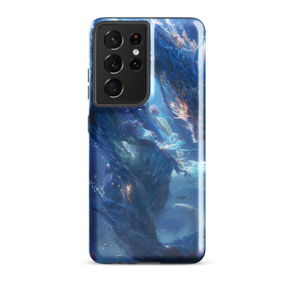 Water Dragon: The Serpent of Serenity Tough case for Samsung® - Chromavolt
