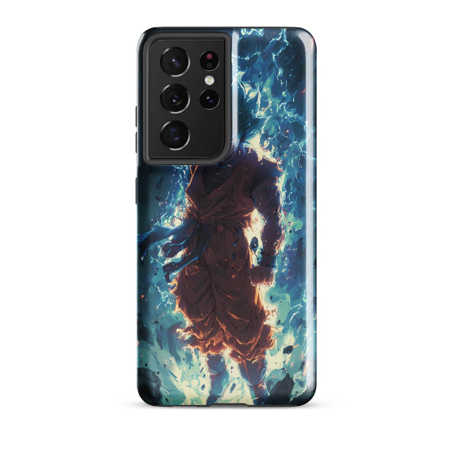 Super Saiyan Blue Goku, Dragon Ball Super Anime Fan Art Tough case for Samsung® - Chromavolt