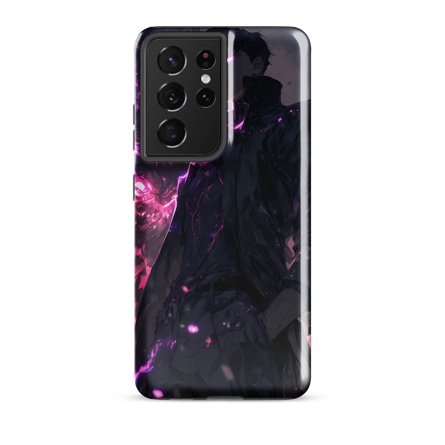 Solo Leveling Sung Jinwoo Shadow Monarch Anime Fan Art Tough case for Samsung® - Chromavolt