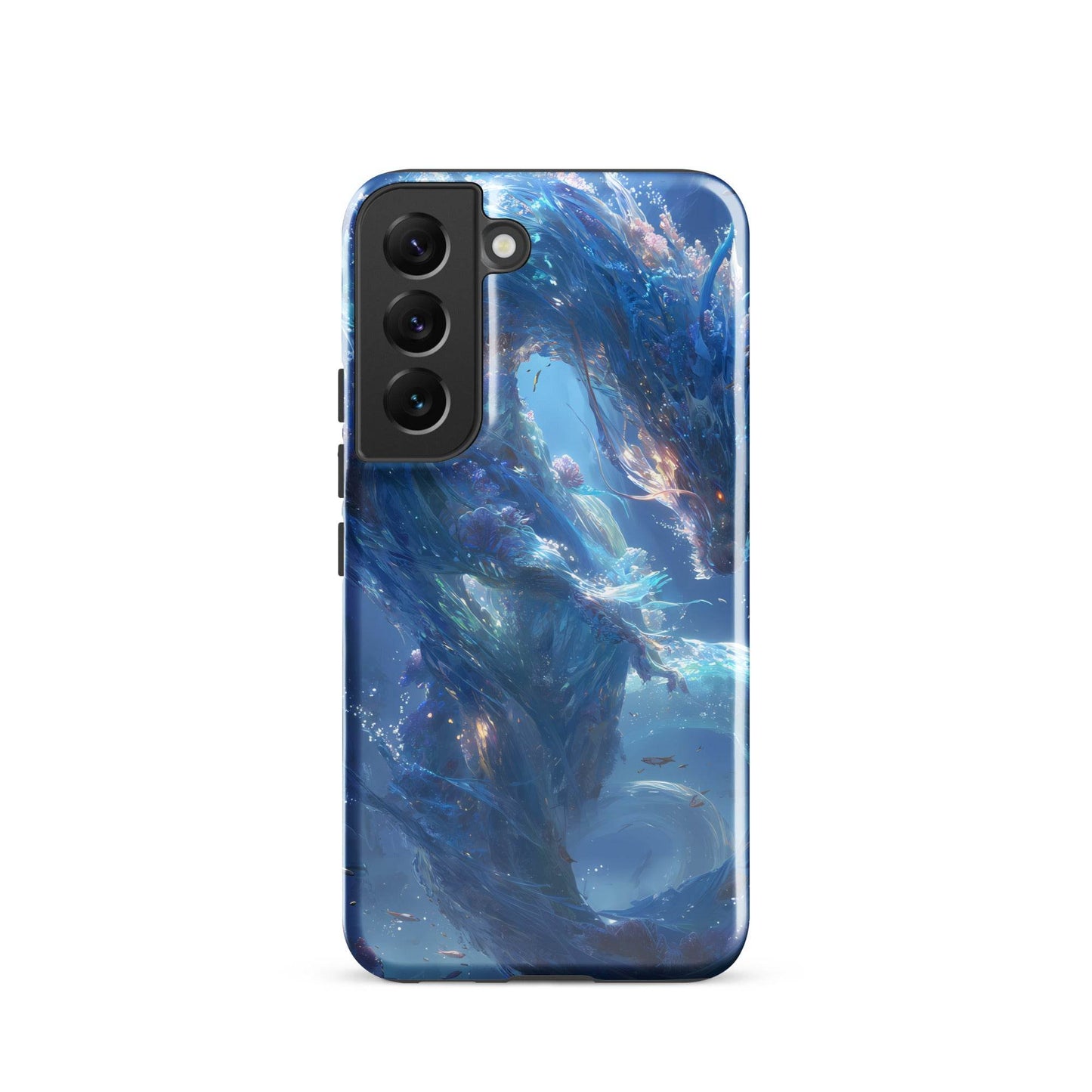 Water Dragon: The Serpent of Serenity Tough case for Samsung® - Chromavolt