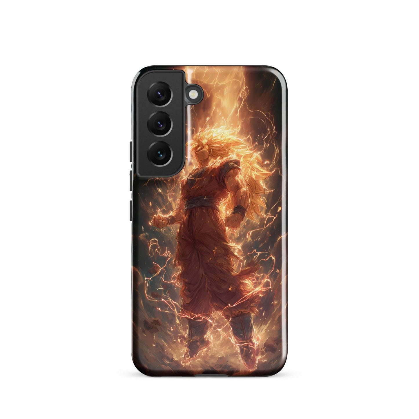 Super Saiyan 3 Goku, Dragon Ball Z Anime Fan Art Tough case for Samsung® - Chromavolt