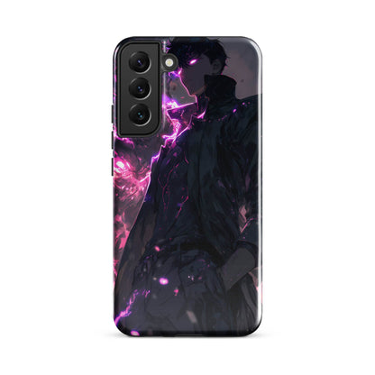 Solo Leveling Sung Jinwoo Shadow Monarch Anime Fan Art Tough case for Samsung® - Chromavolt