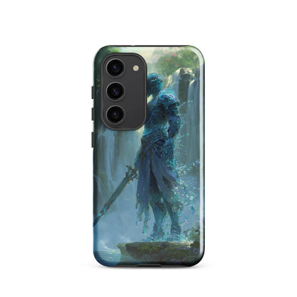 Water Elemental Knight, Original Anime Art Tough case for Samsung® - Chromavolt
