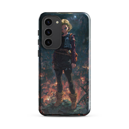 Android 18 Dragon Ball Z Anime Tough case for Samsung® - Chromavolt