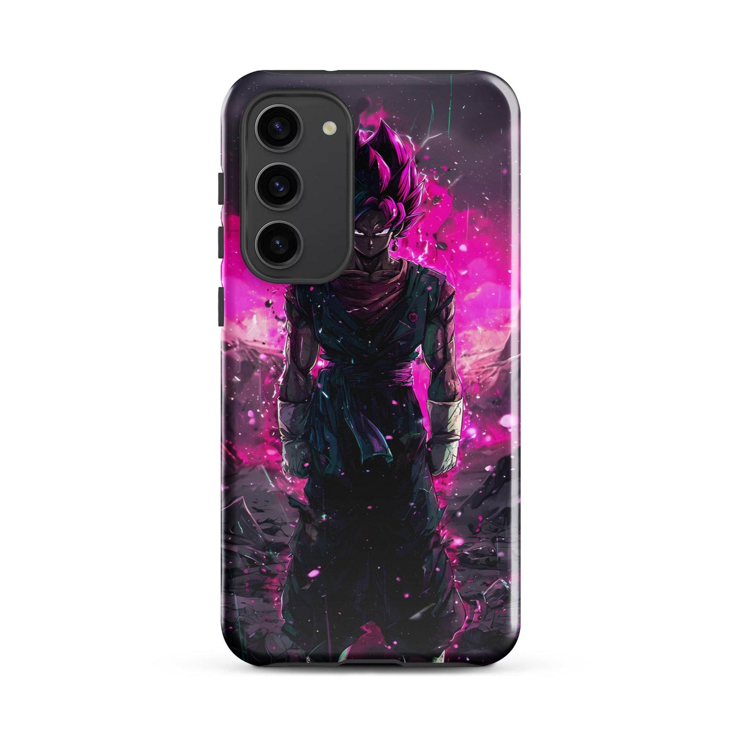 Super Saiyan Blue and Pink Rose Vegito, Dragon Ball Super Anime Fan Art Tough case for Samsung® - Chromavolt