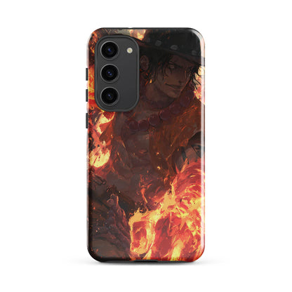 Fire Fist Ace, One Piece Portgas D. Ace Anime Fan Art Tough case for Samsung® - Chromavolt